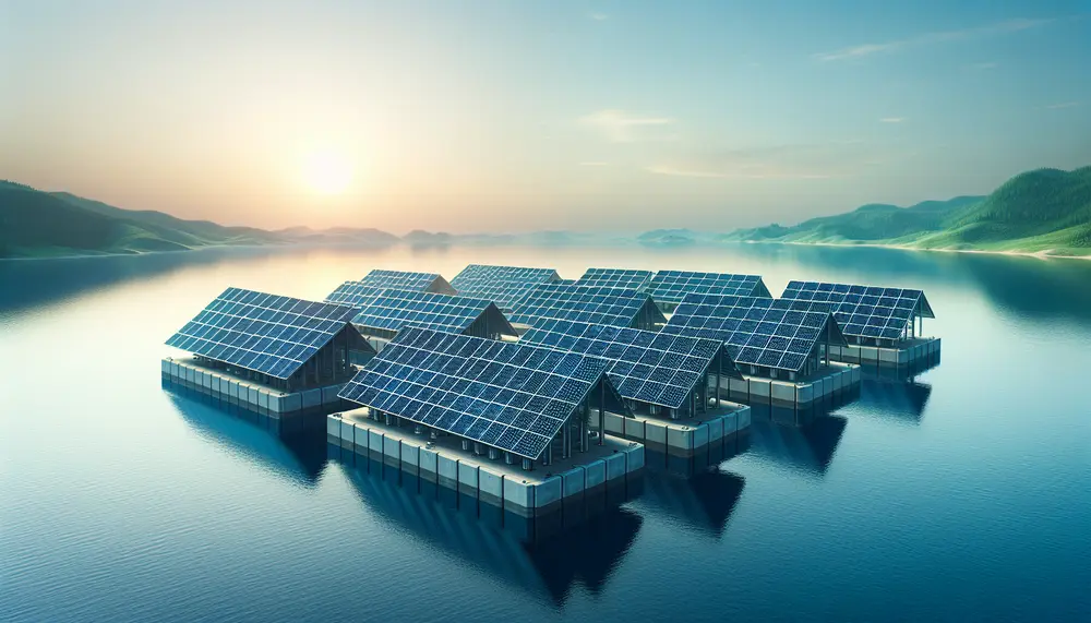 China baut das weltweit größte schwimmende Solarkraftwerk