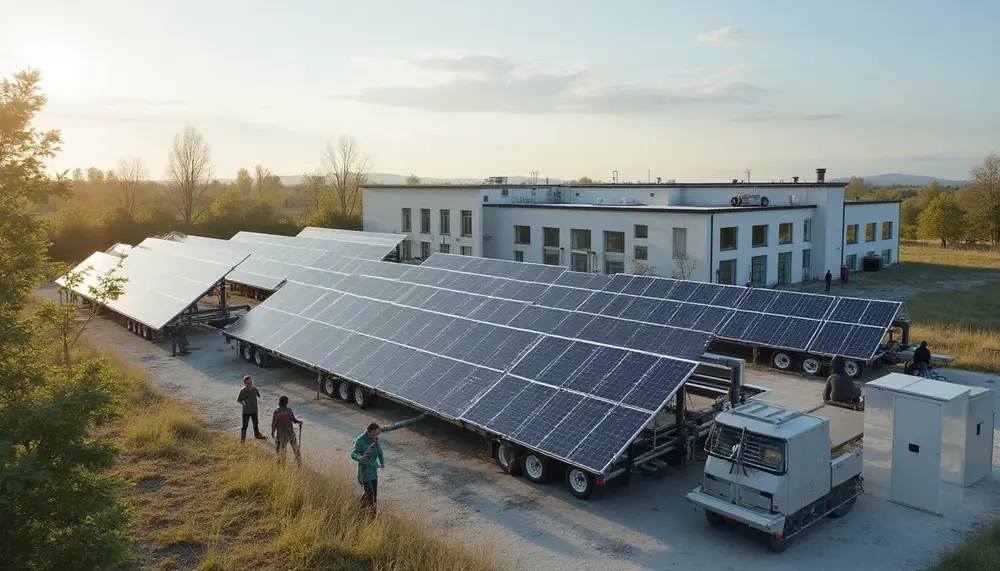 Mobile Sonnenkraftwerke und Wärmenetze: Neue Wege für nachhaltige Energie in Logistik und Kommunen