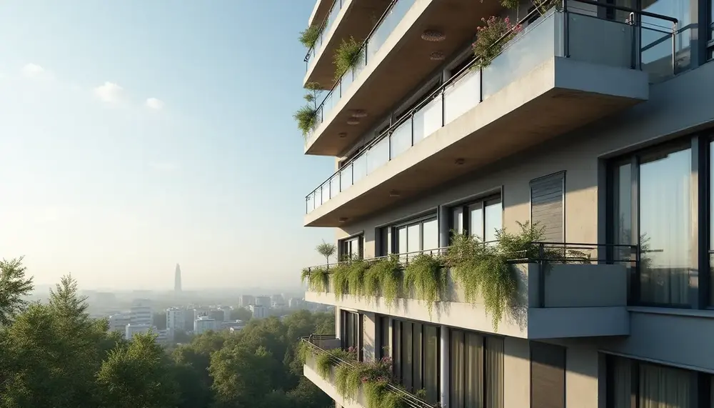 Rhein-Energie stattet Kölner Hochhaus mit 45 Balkonkraftwerken für Energiewende aus