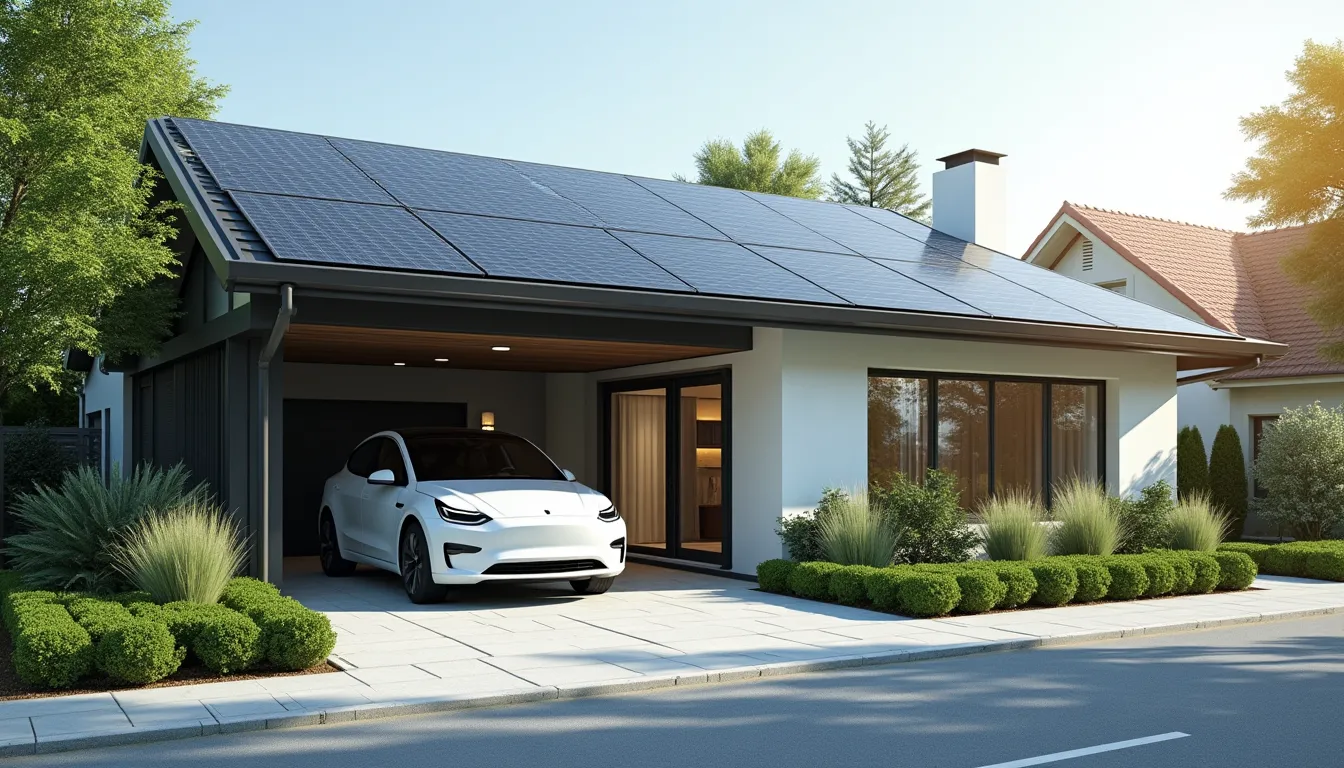 Wie ein Photovoltaik Carport Bausatz Sie energieautark macht
